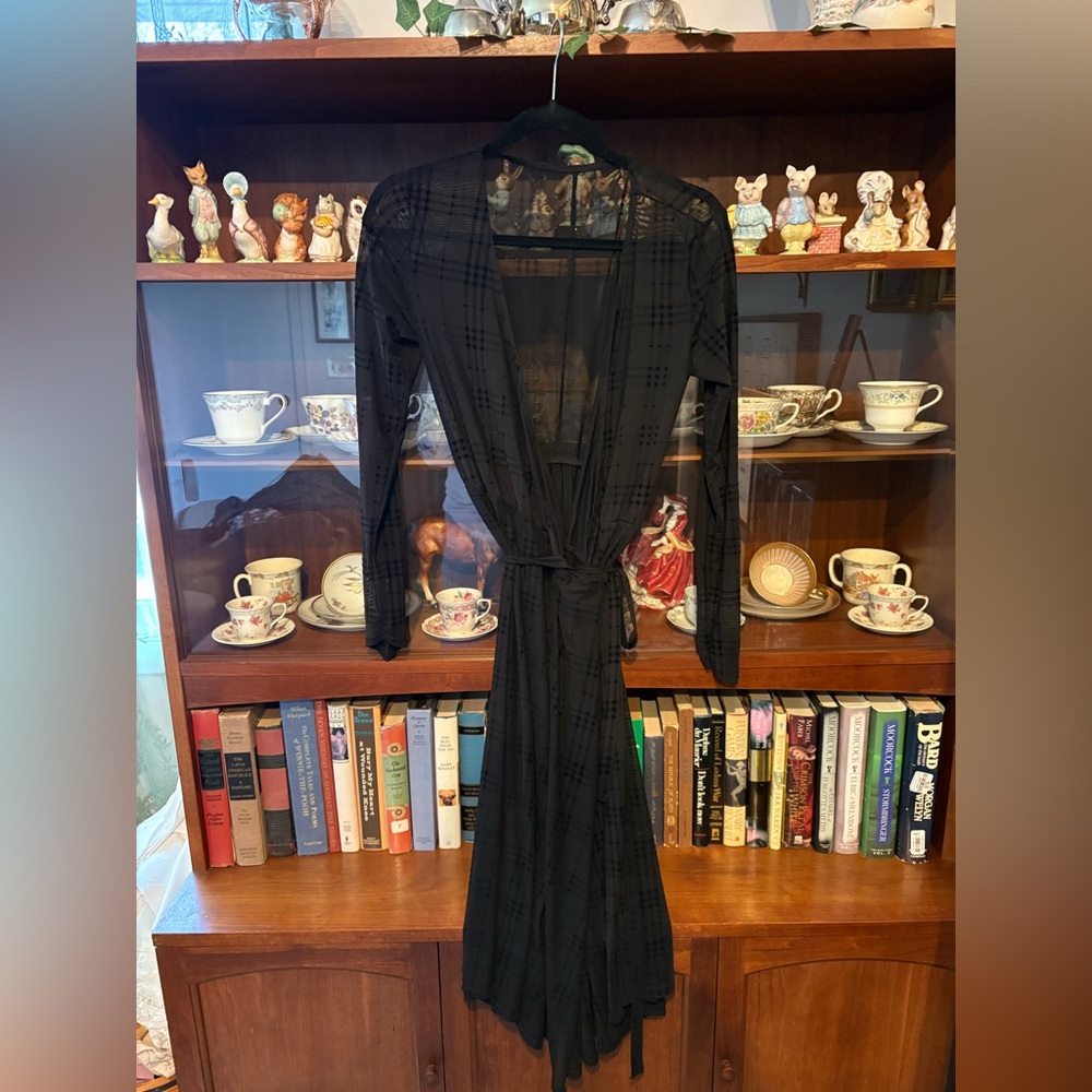 Disturbia Black sheer top